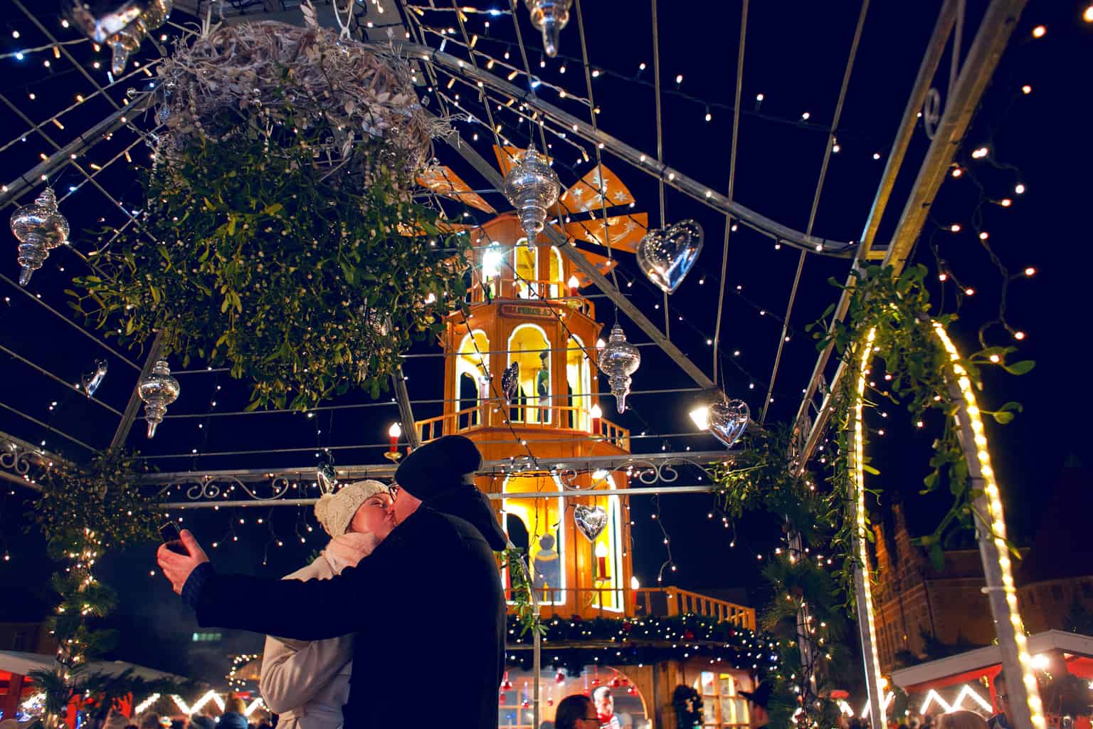 Christmas market in Gdansk Poland