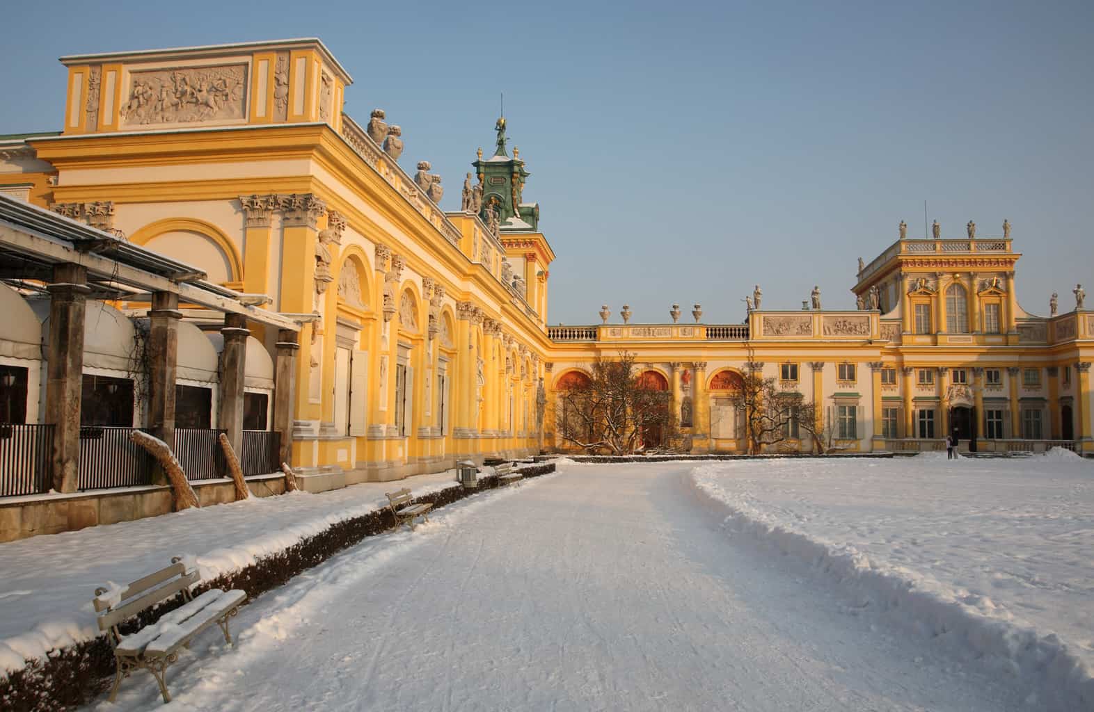 Wilanow royal residence in Warsaw Poland
