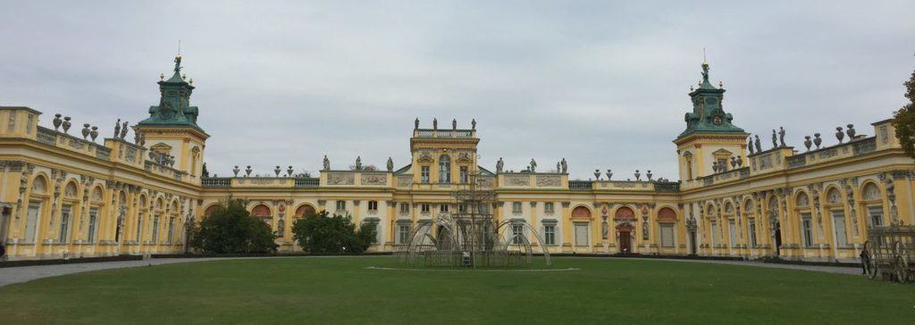 Wilanow Palace and Park - view from the outside