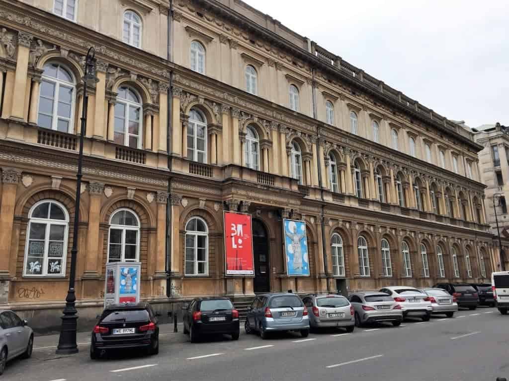 Ethnographic Museum in Warsaw - building