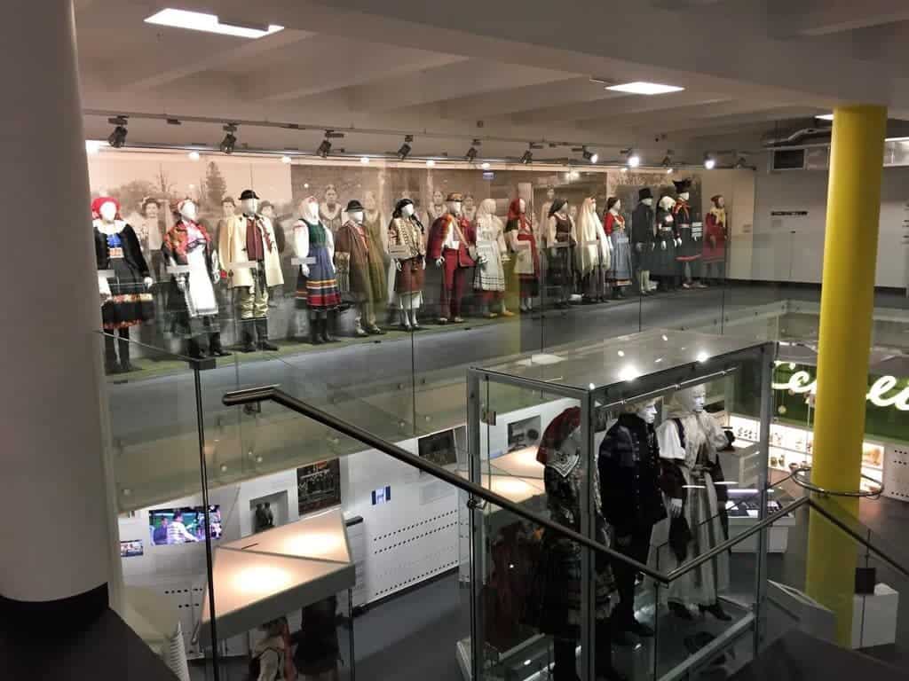 Ethnographic Museum in Warsaw - traditional costumes of different countries