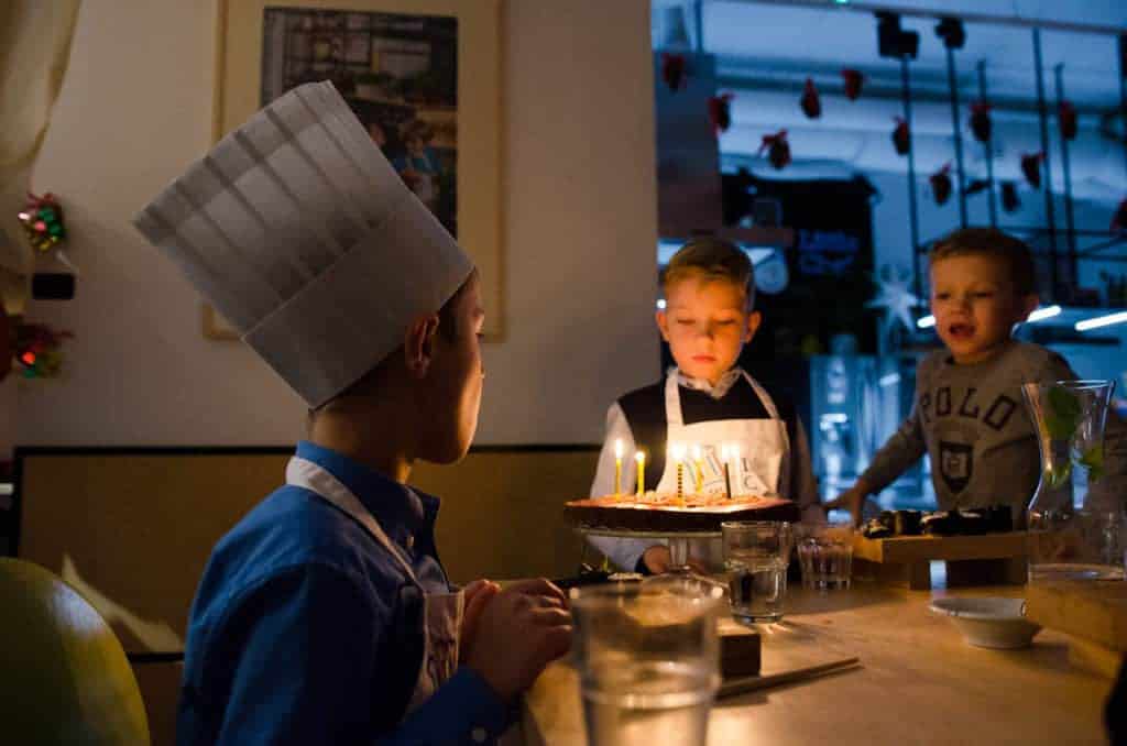 Little Chef birthday parties in Warsaw, Poland
