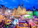 Christmas market in Wroclaw, Poland