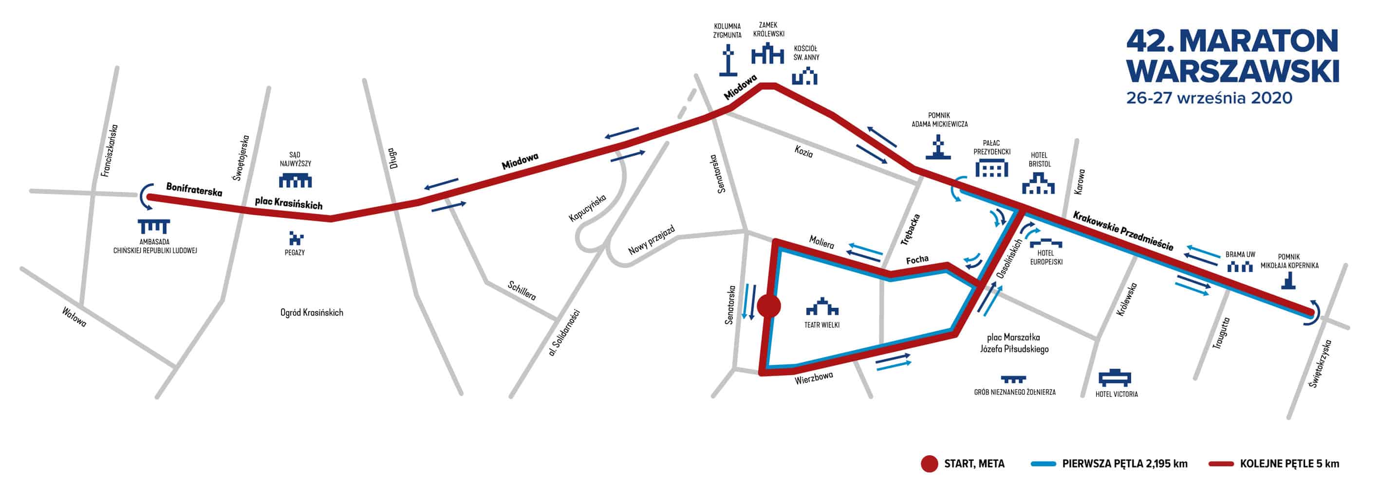 Warsaw Marathon 2020 Poland Map