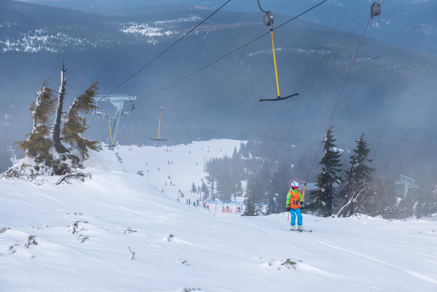 skiing in Poland