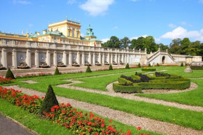 Warsaw Poland Wilanow Royal Palace and Park