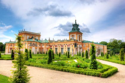 Warsaw Poland Wilanow Royal Palace and Park