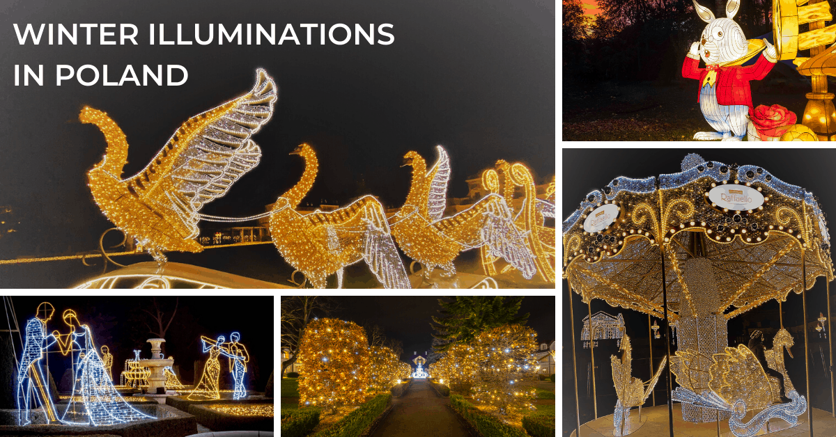 festivals of lights, illuminations, and Christmas displays across Poland